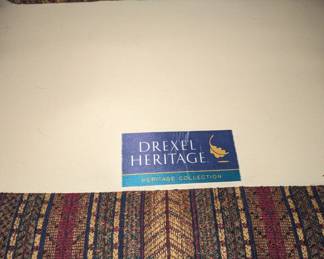 Drexel Heritage Chair & Ottoman