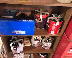 Items Located In The Unfinished Area Of The Lower Level