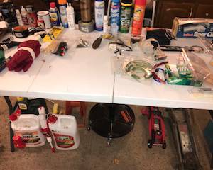 Items Located In The Garage 