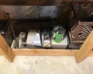Items Located In The Unfinished Area Of The Lower Level