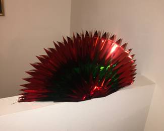 Items Located In The Living Room ~ Table Full Of Vintage Christmas Decor