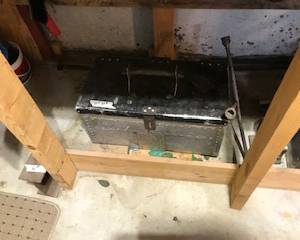 Items Located In The Unfinished Area Of The Lower Level