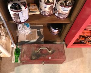 Items Located In The Unfinished Area Of The Lower Level