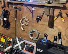 Items Located In The Unfinished Area Of The Lower Level