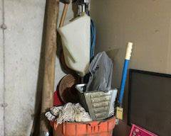 Items Located In The Unfinished Area Of The Lower Level