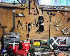 Items Located In The Unfinished Area Of The Lower Level