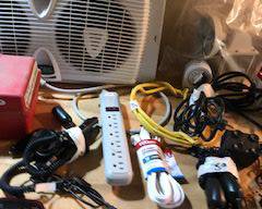 Items Located In The Unfinished Area Of The Lower Level