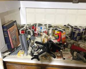 Items Located In The Unfinished Area Of The Lower Level