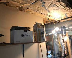 Items Located In The Unfinished Area Of The Lower Level