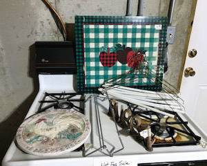 Items Located In The Unfinished Area Of The Lower Level