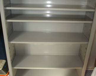 Metal shelving rack