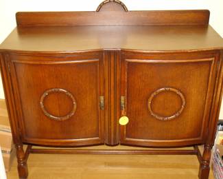 Antique oak buffet