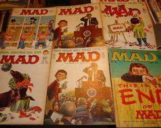 Large collection of Mad Magazines. From mid -1950's - the 2000's