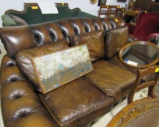 very nice leather sofa
