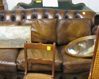 leather sofa
