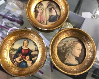 Miniature Religious image framed prints