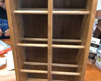 Wine Holder from Nappa Valley.  Nappy embossed on end