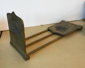Antique Brass Adjustable Book Ends