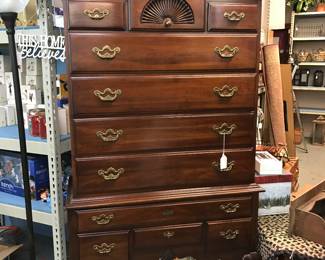 BEautiful Chippendale Highboy with 1- drawers....different depths and sizes
