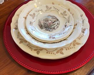 Wonderful China Set - "At Farm" by Knowles