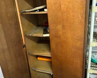 GARAGE STORAGE CABINET.