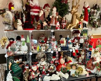 Snowmen, trees, Santas, candles, Angels, books!