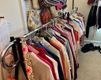 Turtlenecks, tees, blouses, sweaters, vests