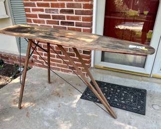 Antique ironing board