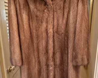 Full length Mink - size M/L. Excellent condition.