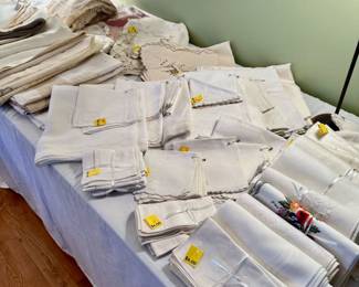 All have been laundered and ironed and ready for Thanksgiving!