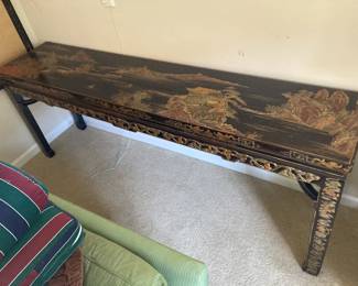 Chinese Lacquer Alter Table (Paid $22,800 in 1992)- Make an Offer. Highest and best gets it.