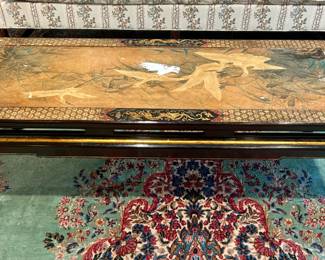 Japanese lacquer coffee table- 50" long- $900 or best offer