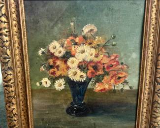 Decorative floral still-life- $95 or best offer