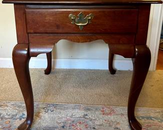 Queen Anne style side table-23"x22"x27d- $95 or best offer