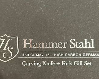 Hammer Stahl carving knife & fork set- $25 or best offer