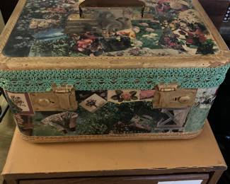 Another vintage suitcase upcycled