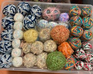 Cotton Tales, Yarn Bee, Aunt Lydia’s, Double Fun, Red Heart, Bernard Softee