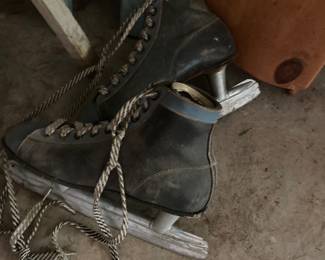 Old pair of ice skates 