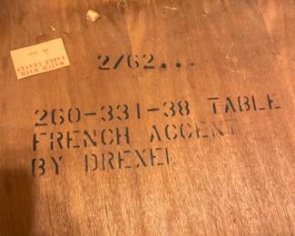 Drexel Dinning room set: Table 6 chairs, China cabinet & Buffet.  $ 1,200.00 set