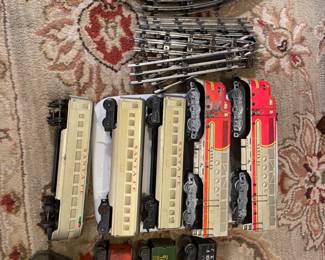 Vintage Santa Fe metal electric train set
$150.00