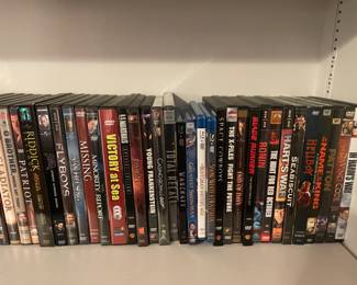 Videos and DVD’s boxed sets:
Lord of the Rings; Star Wars; Harry Potter; pirates of the Caribbean; House; Walking Dead; The Pacific, Band of Brothers and many more!