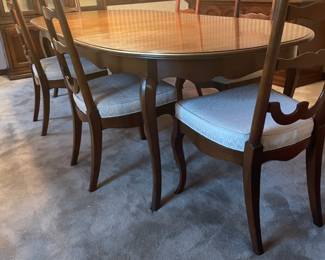 Drexel Dinning room set: Table 6 chairs, China cabinet & Buffet.  $ 1,200.00 set