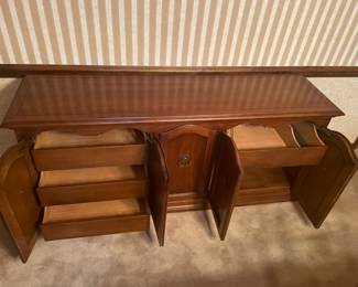 Drexel Dinning room set: Table 6 chairs, China cabinet & Buffet.  $ 1,200.00 set