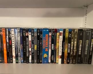 Videos and DVD’s boxed sets:
Lord of the Rings; Star Wars; Harry Potter; pirates of the Caribbean; House; Walking Dead; The Pacific, Band of Brothers and many more!
