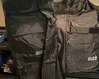 Bilt motorcycle jacket 4XL $40.00
Pant XL $30.00