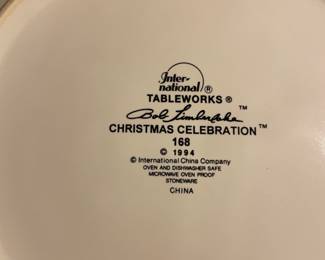 International Tableworks: Bob Timberlake,  “Christmas Celebration”
53 pcs service 16.     $175.00