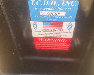 Condor Removable Motorcycle Wheel Chock $100.00 each