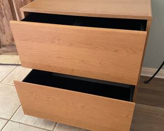 Additional photo of file cabinet drawers