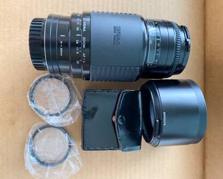 Sigma EF 75-300mm lens. Minolta 