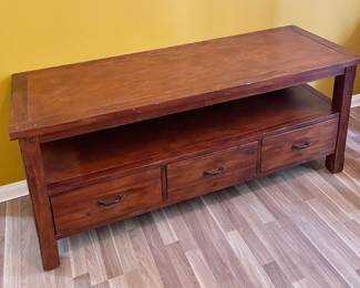 Wooden Contemporary Big Media Cabinet/ TV Stand